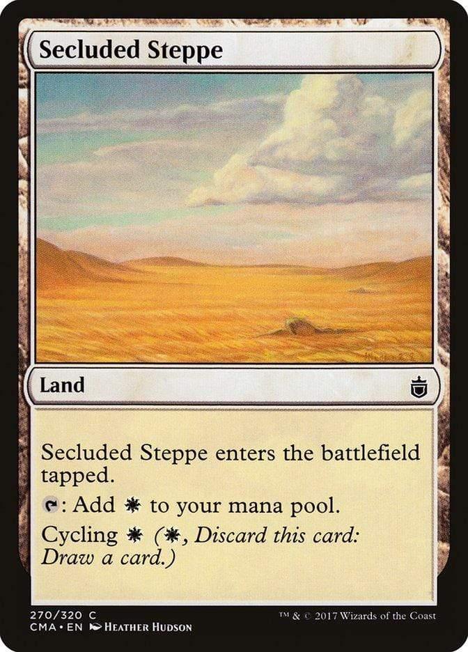 Magic: The Gathering MTG Single Secluded Steppe [Commander Anthology]