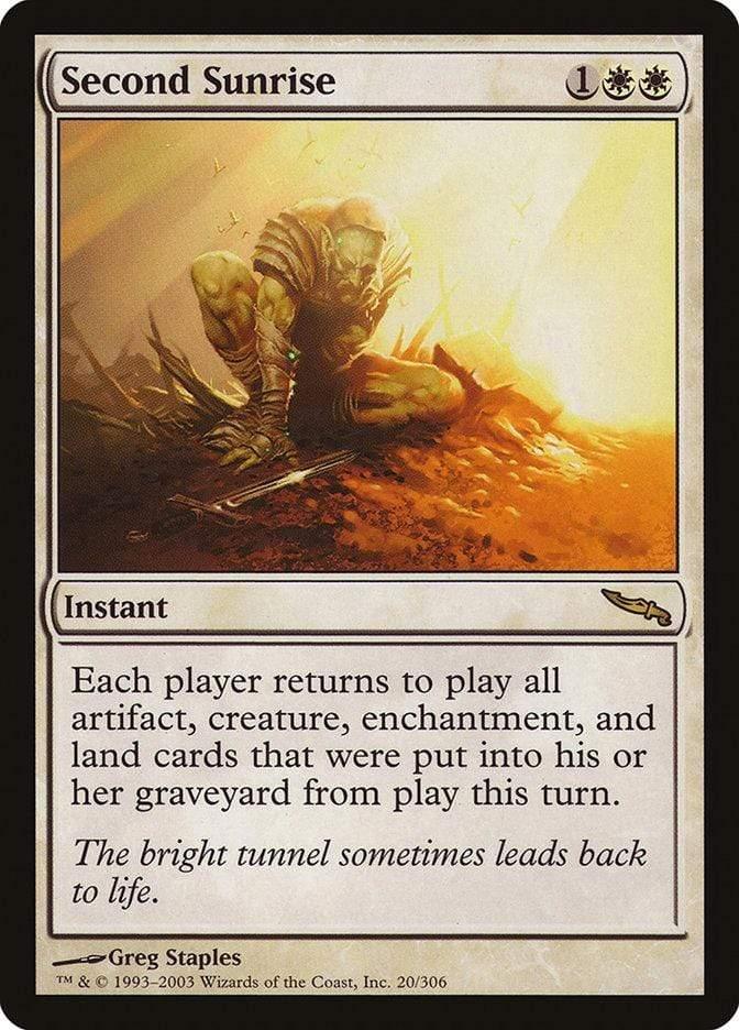 Magic: The Gathering MTG Single Second Sunrise [Mirrodin]