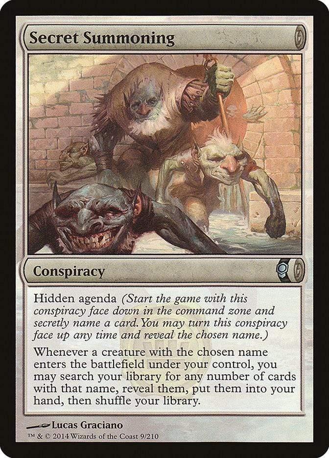 Magic: The Gathering MTG Single Secret Summoning [Conspiracy]