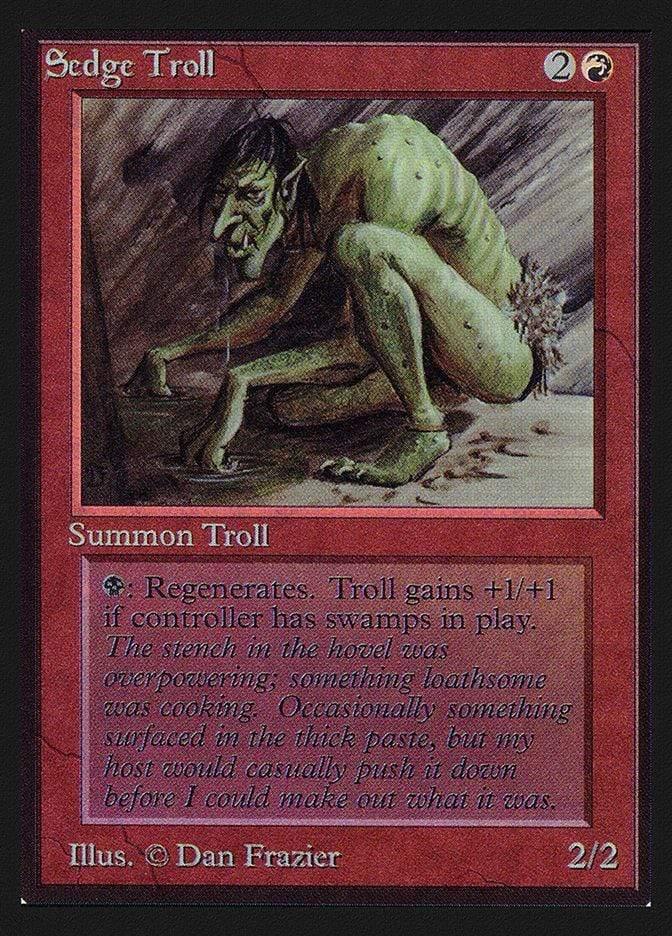 Magic: The Gathering MTG Single Sedge Troll [Collectors’ Edition]