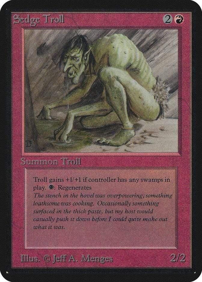 Magic: The Gathering MTG Single Sedge Troll [Limited Edition Alpha]