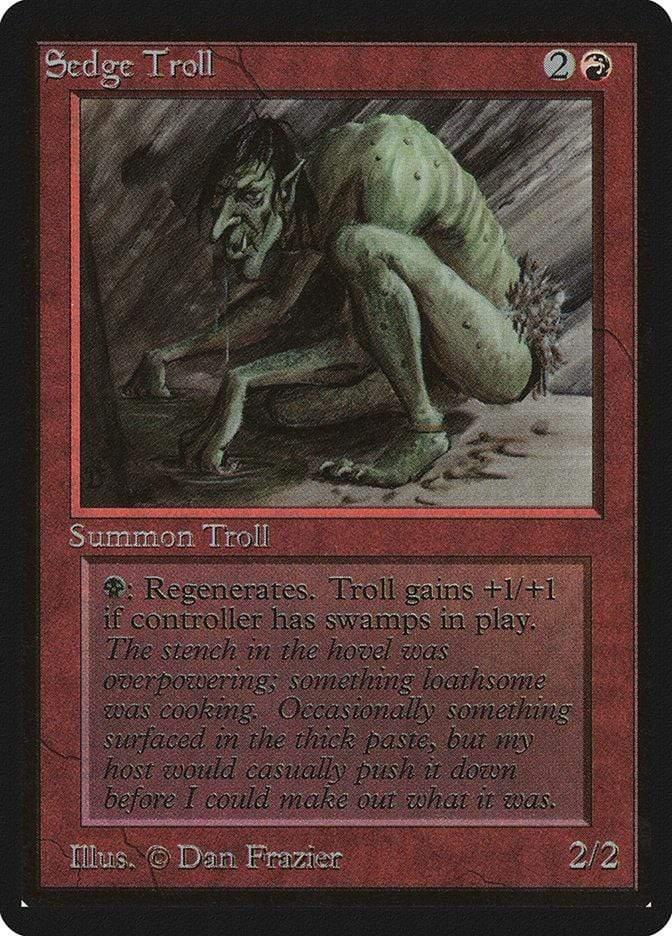 Magic: The Gathering MTG Single Sedge Troll [Limited Edition Beta]