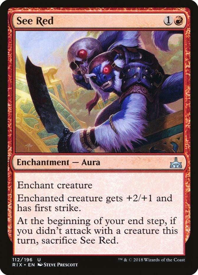 Magic: The Gathering MTG Single See Red [Rivals of Ixalan]