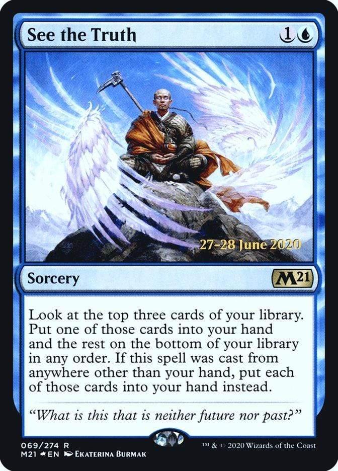 Magic: The Gathering MTG Single See the Truth  [Core Set 2021 Prerelease Promos]