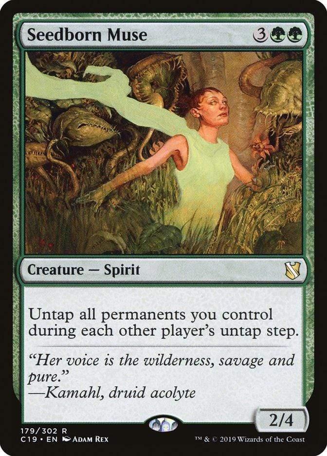 Magic: The Gathering MTG Single Seedborn Muse [Commander 2019]