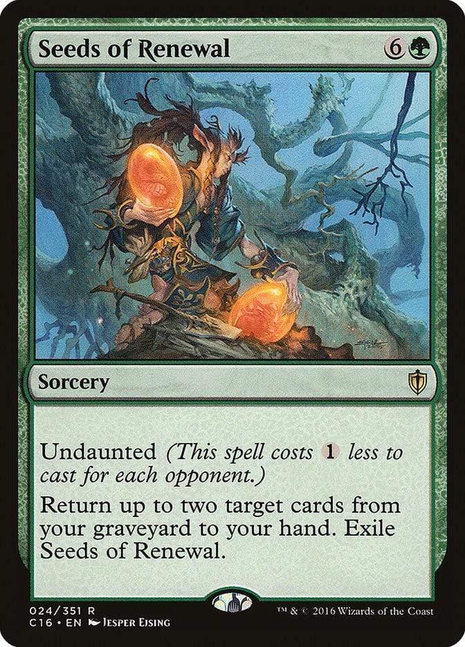 Magic: The Gathering MTG Single Seeds of Renewal [Commander 2016]