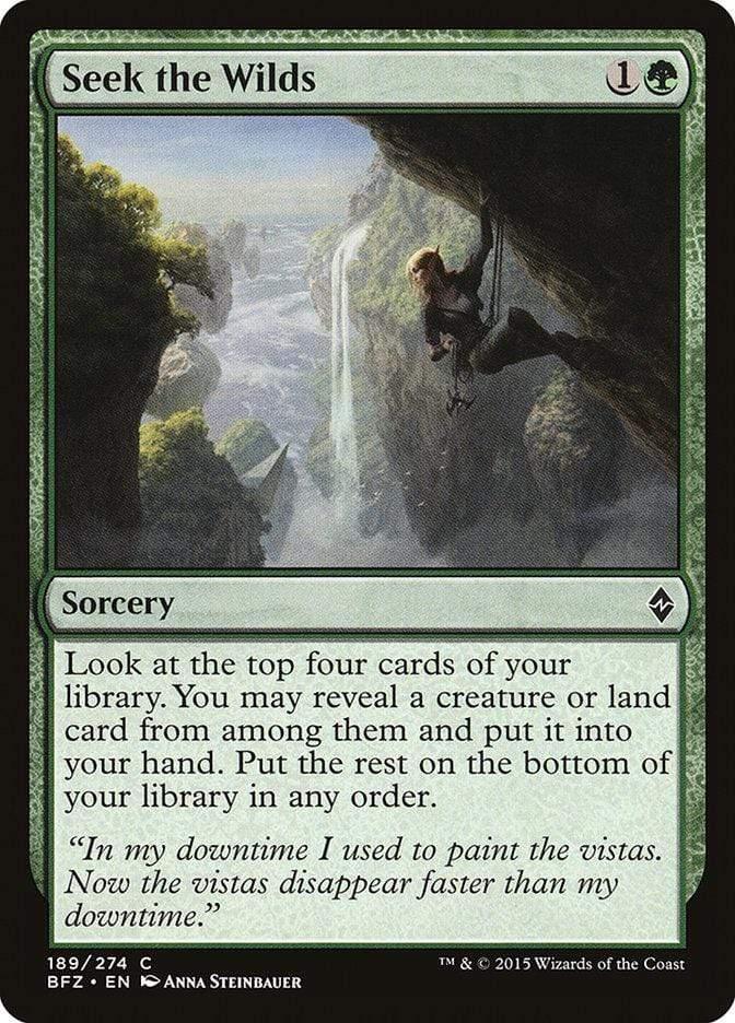 Magic: The Gathering MTG Single Seek the Wilds [Battle for Zendikar]