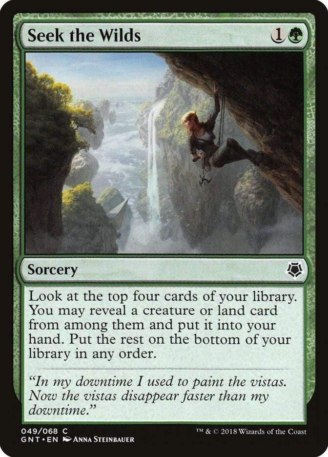 Magic: The Gathering MTG Single Seek the Wilds [Game Night]