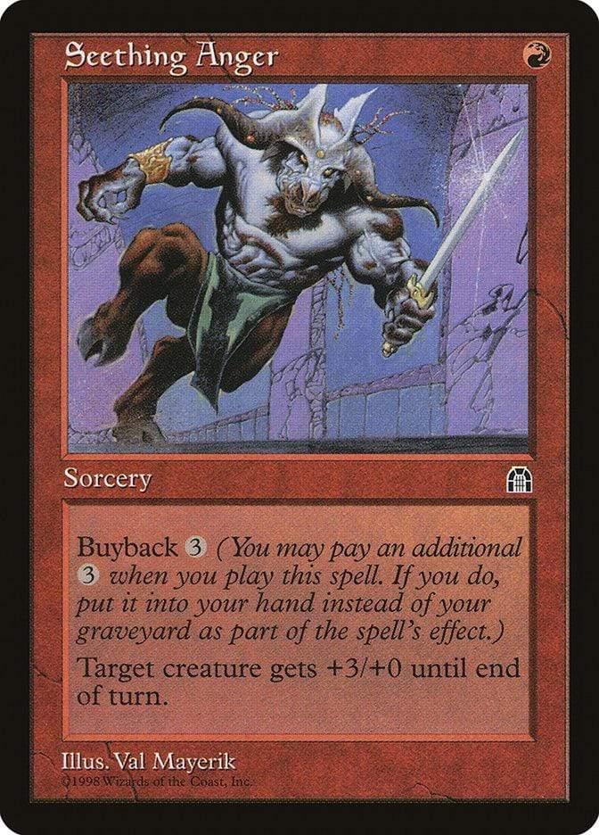 Magic: The Gathering MTG Single Seething Anger [Stronghold]