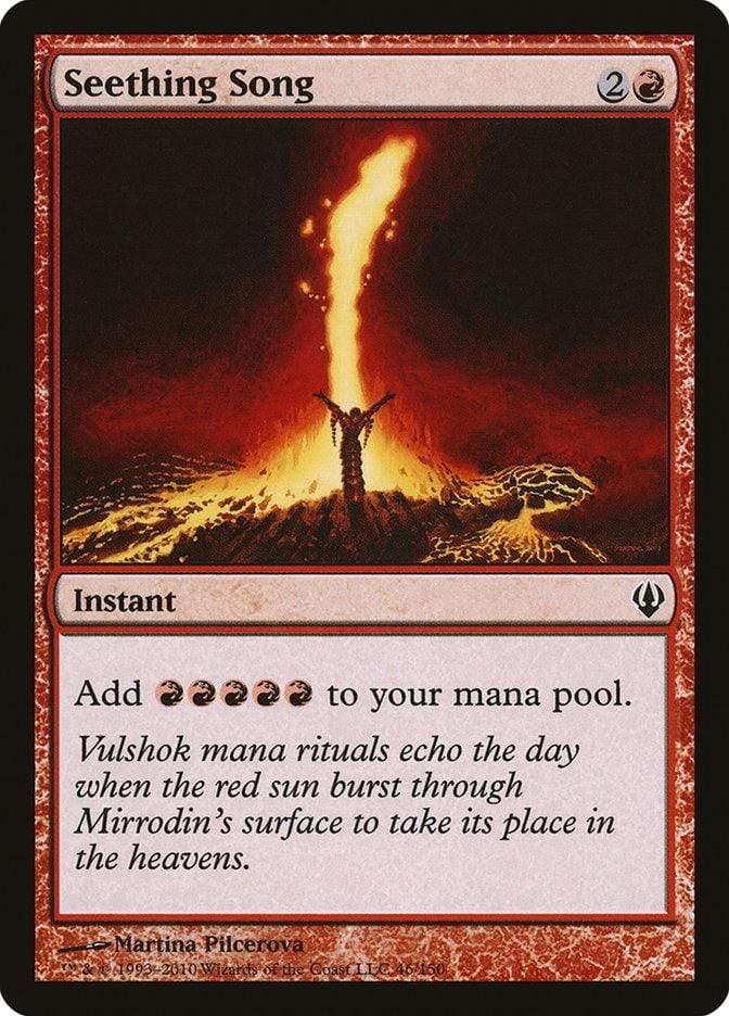 Magic: The Gathering MTG Single Seething Song [Archenemy]
