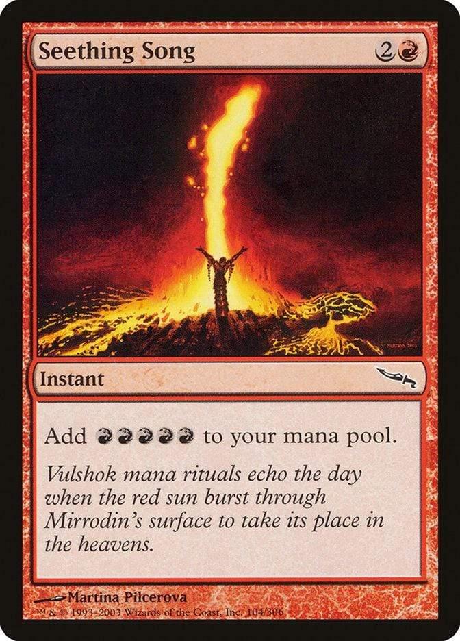 Magic: The Gathering MTG Single Seething Song [Mirrodin]