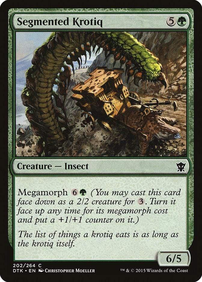 Magic: The Gathering MTG Single Segmented Krotiq [Dragons of Tarkir]