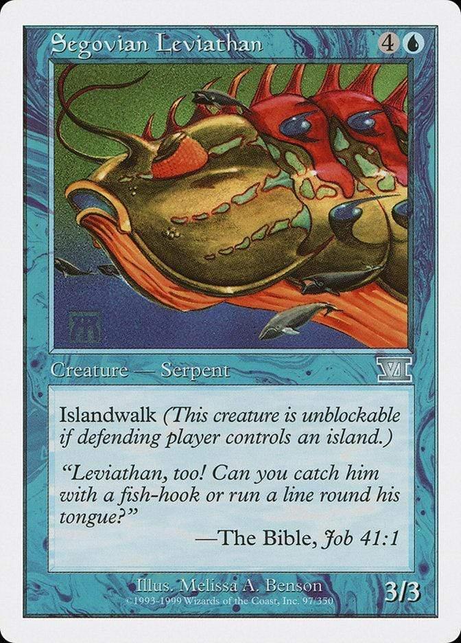 Magic: The Gathering MTG Single Segovian Leviathan [Classic Sixth Edition]