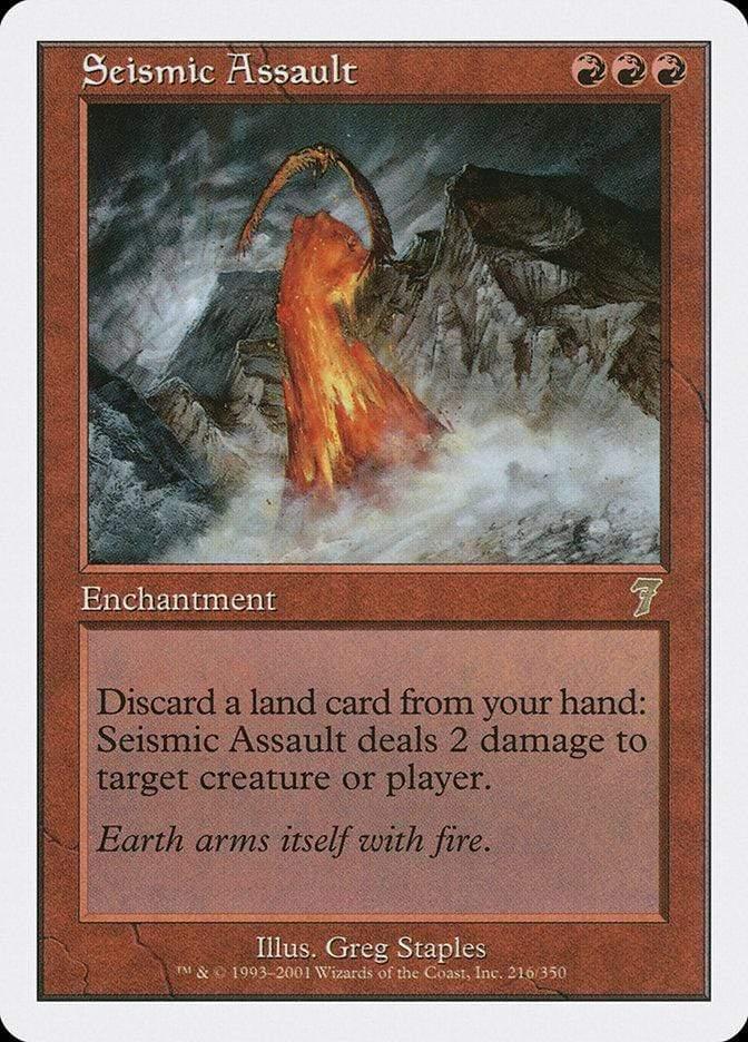 Magic: The Gathering MTG Single Seismic Assault [Seventh Edition]