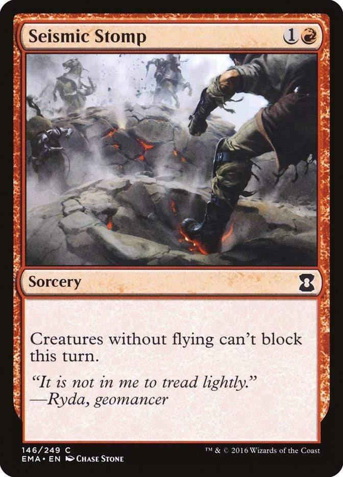 Magic: The Gathering MTG Single Seismic Stomp [Eternal Masters]