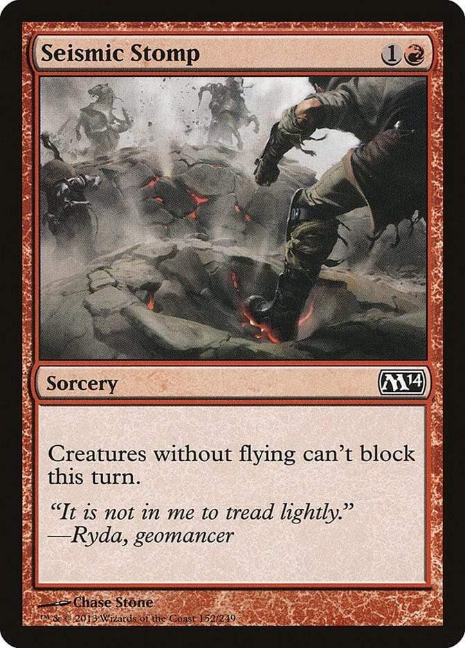 Magic: The Gathering MTG Single Seismic Stomp [Magic 2014]