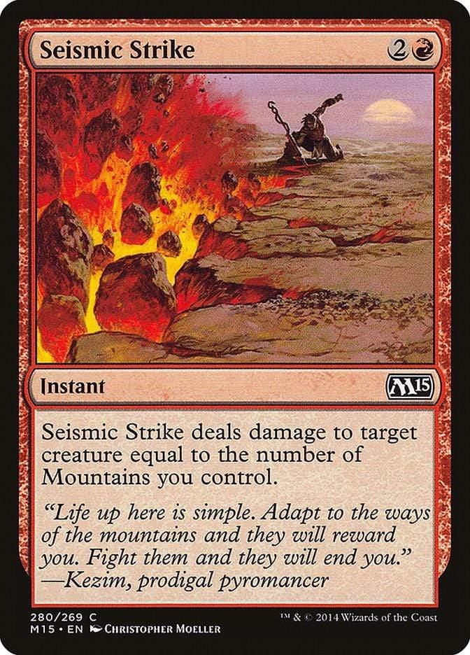 Magic: The Gathering MTG Single Seismic Strike [Magic 2015]