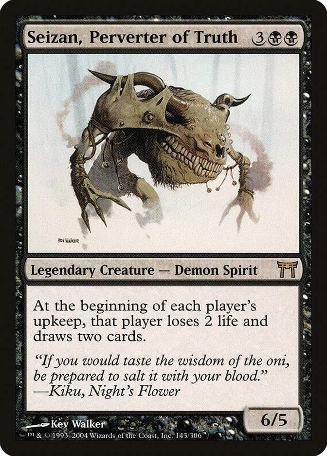 Magic: The Gathering MTG Single Seizan, Perverter of Truth [Champions of Kamigawa]