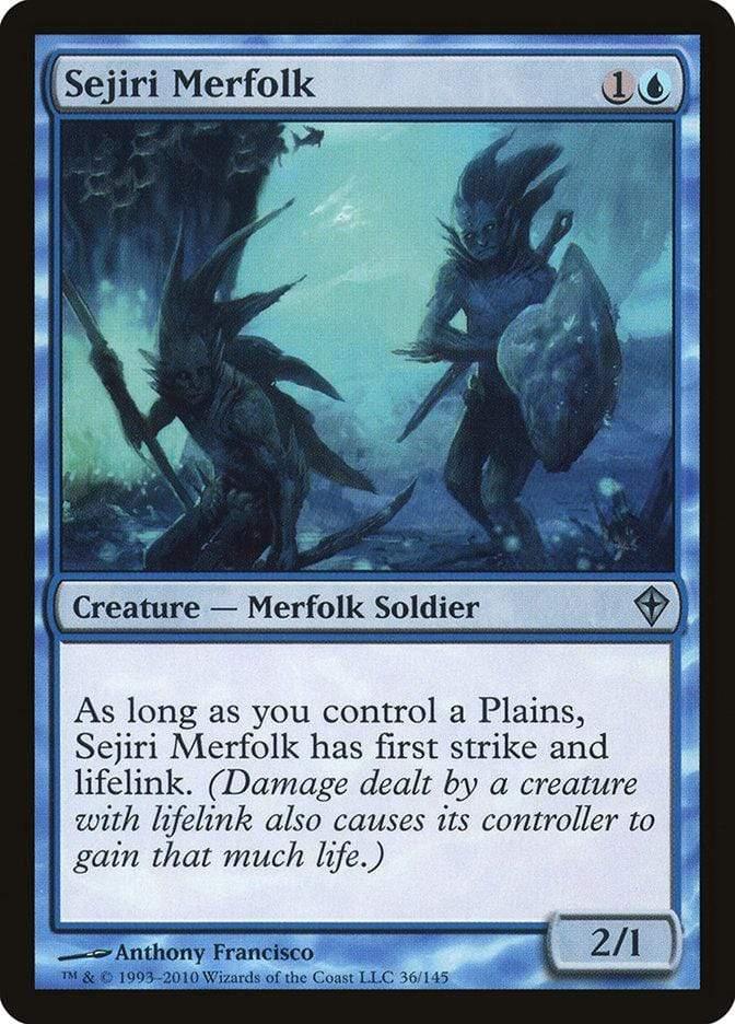 Magic: The Gathering MTG Single Sejiri Merfolk [Worldwake]