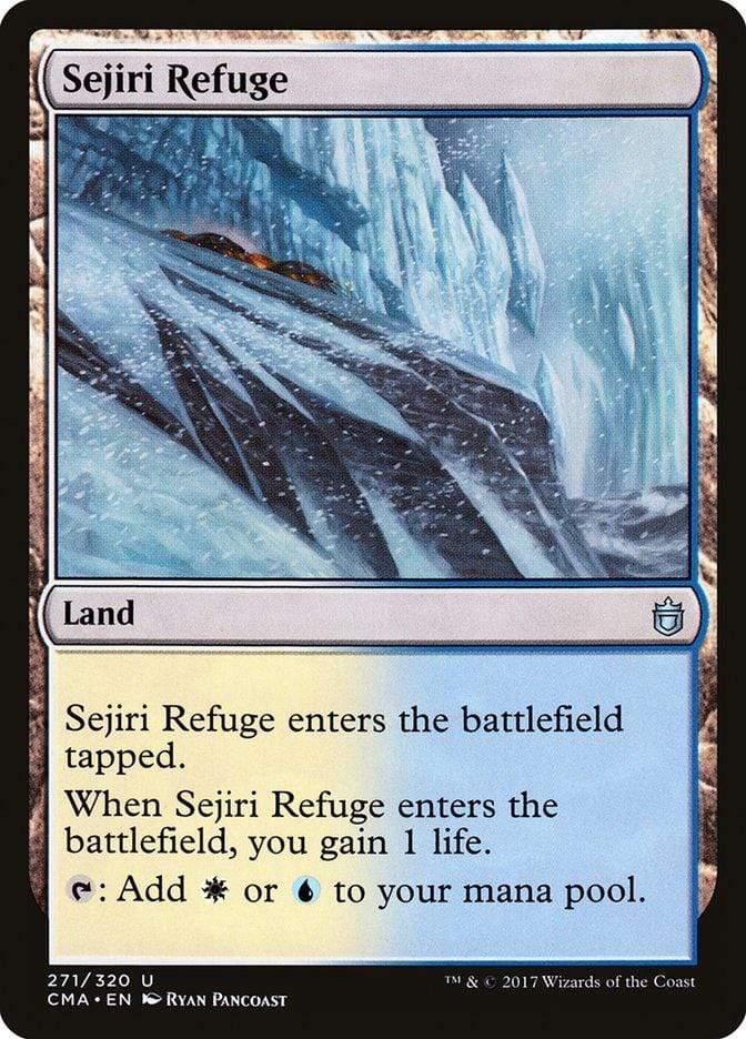 Magic: The Gathering MTG Single Sejiri Refuge [Commander Anthology]