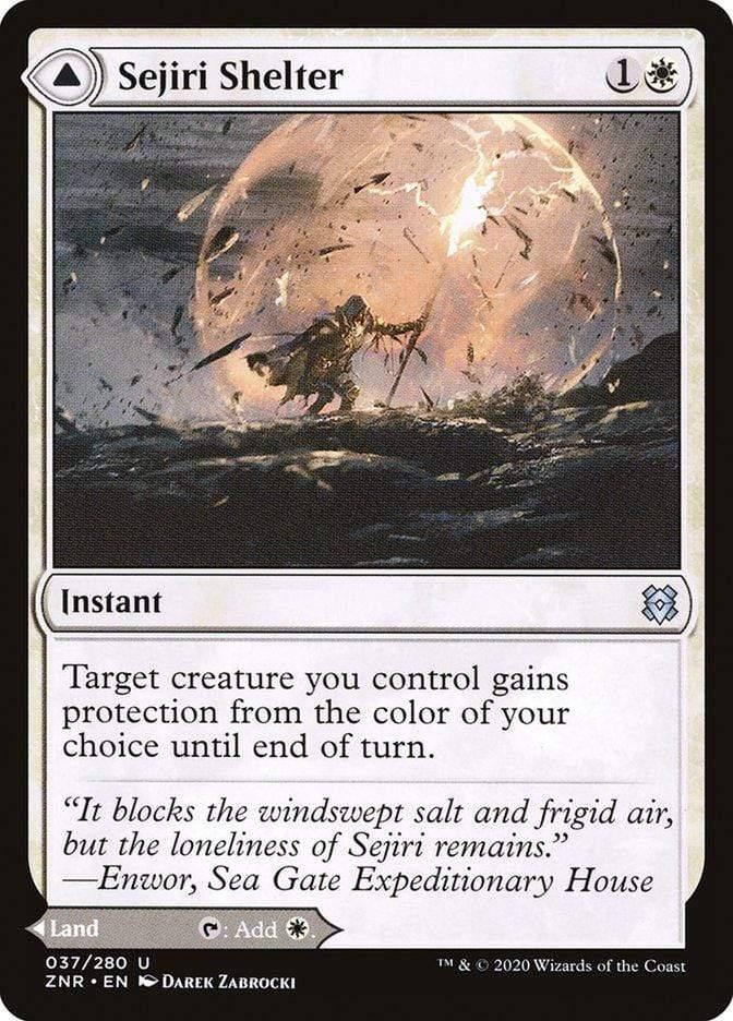Magic: The Gathering MTG Single Sejiri Shelter // Sejiri Glacier [Zendikar Rising]