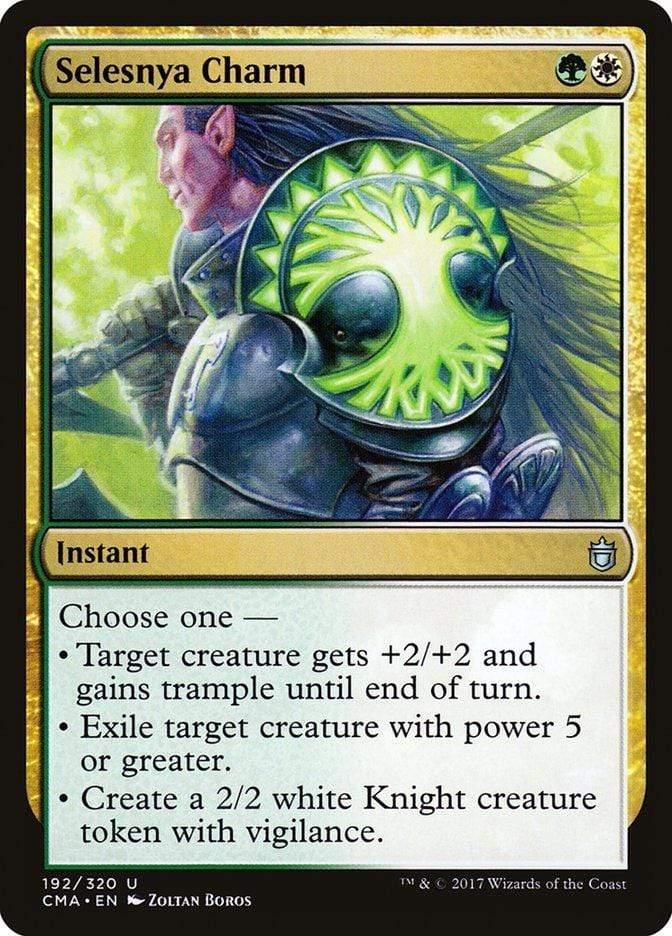 Magic: The Gathering MTG Single Selesnya Charm [Commander Anthology]