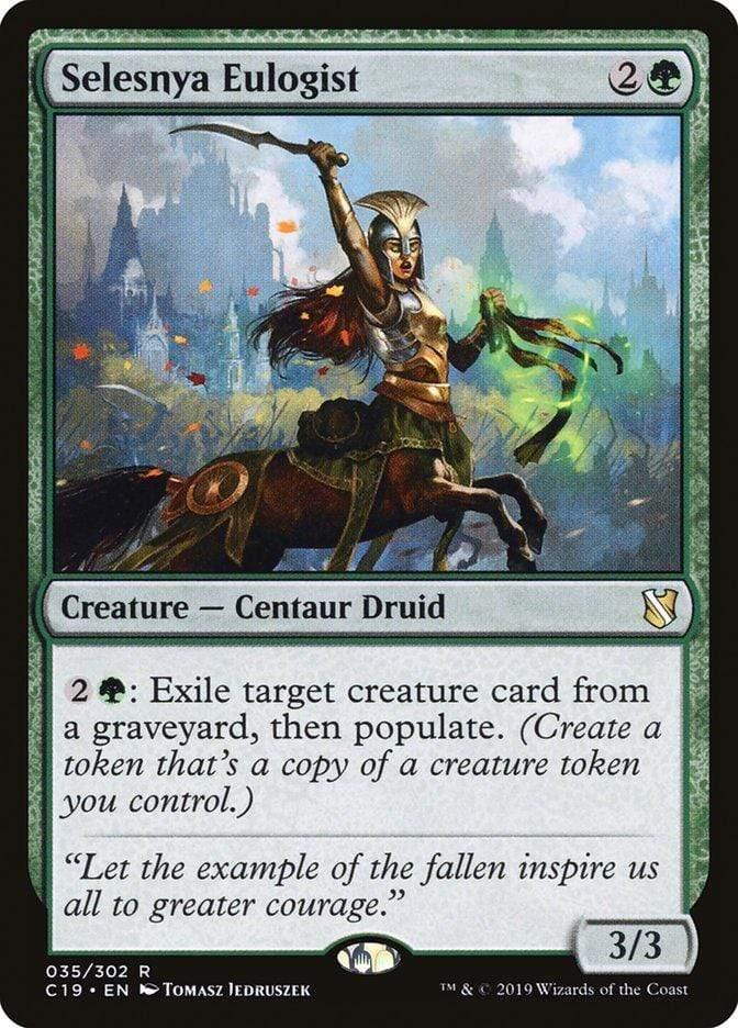 Magic: The Gathering MTG Single Selesnya Eulogist [Commander 2019]