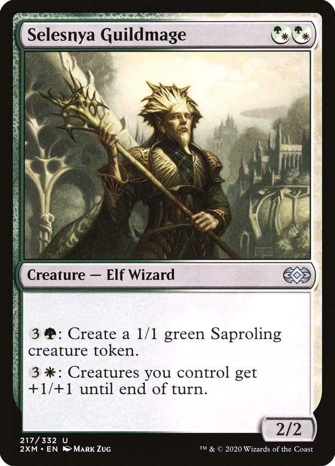 Magic: The Gathering MTG Single Selesnya Guildmage [Double Masters]