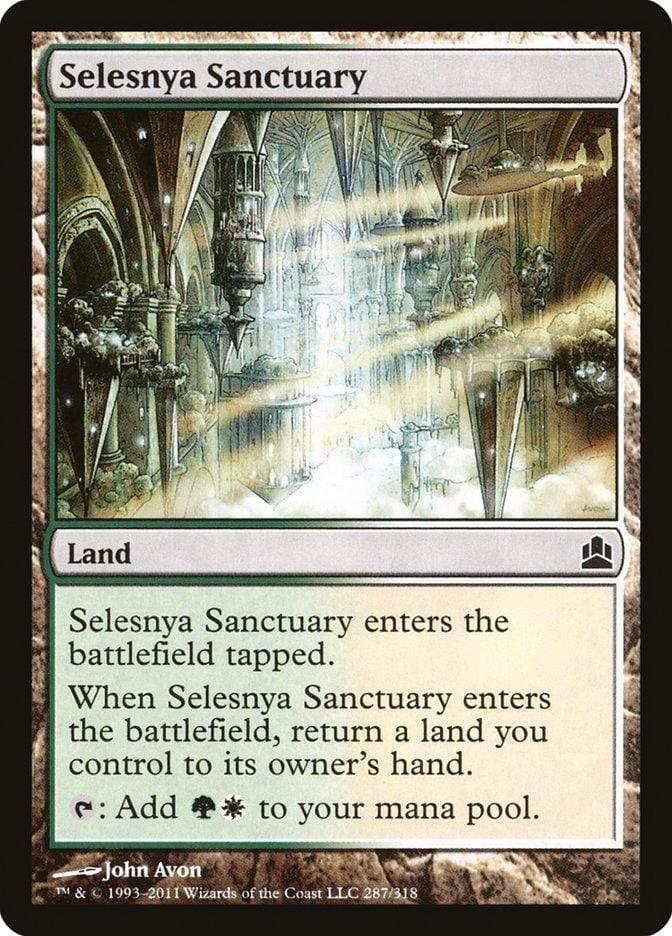 Magic: The Gathering MTG Single Selesnya Sanctuary [Commander 2011]