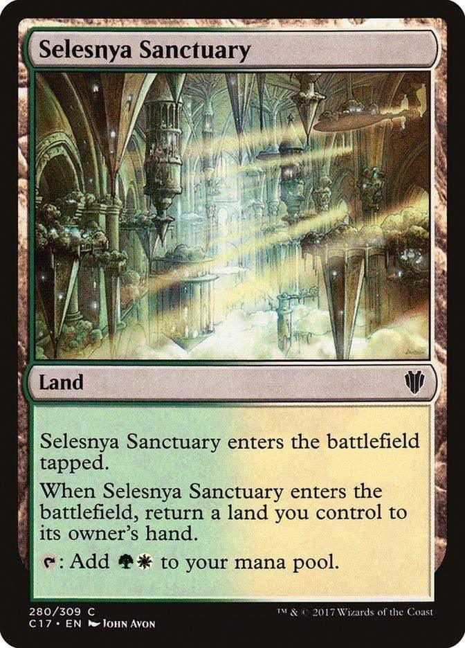 Magic: The Gathering MTG Single Selesnya Sanctuary [Commander 2017]