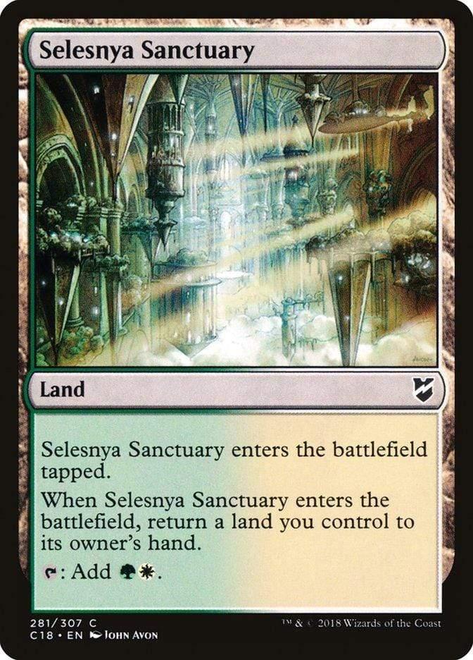 Magic: The Gathering MTG Single Selesnya Sanctuary [Commander 2018]