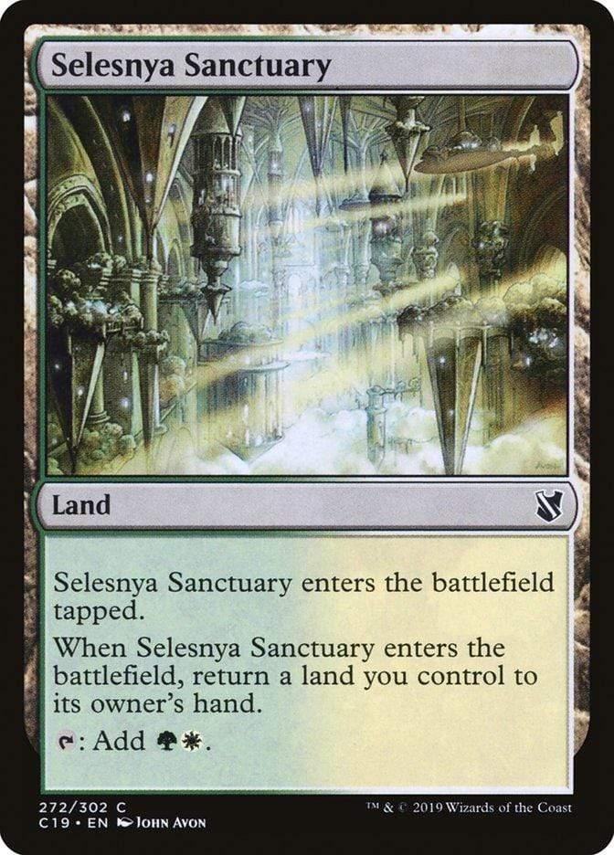 Magic: The Gathering MTG Single Selesnya Sanctuary [Commander 2019]