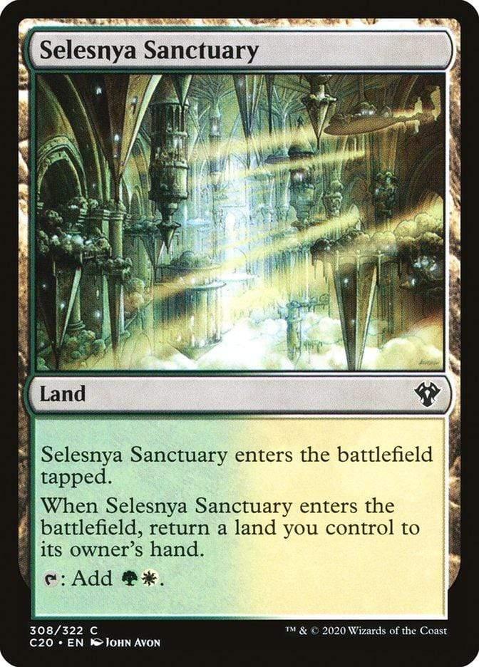 Magic: The Gathering MTG Single Selesnya Sanctuary [Commander 2020]