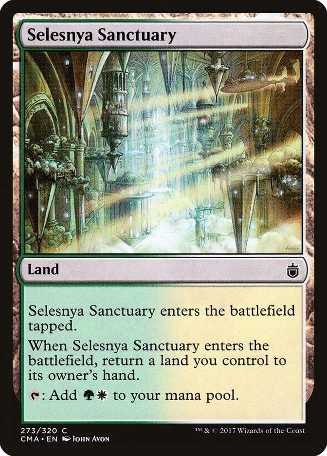 Magic: The Gathering MTG Single Selesnya Sanctuary [Commander Anthology]