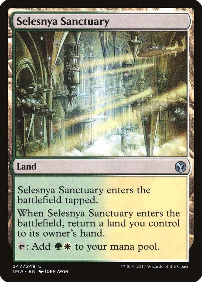 Magic: The Gathering MTG Single Selesnya Sanctuary [Iconic Masters]