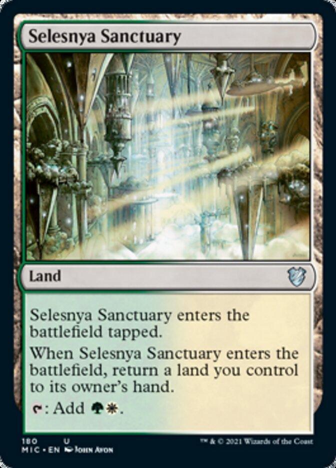 Magic: The Gathering MTG Single Selesnya Sanctuary [Innistrad: Midnight Hunt Commander]