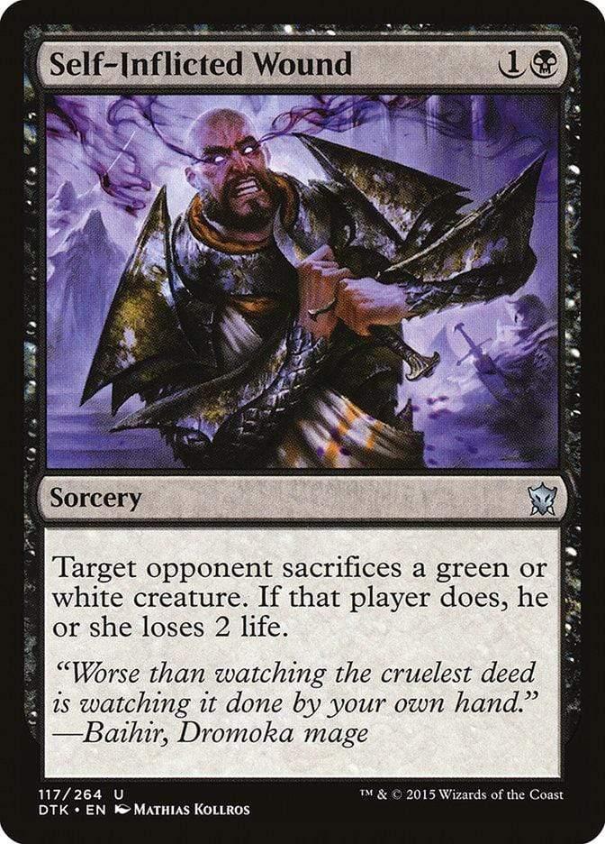Magic: The Gathering MTG Single Self-Inflicted Wound [Dragons of Tarkir]