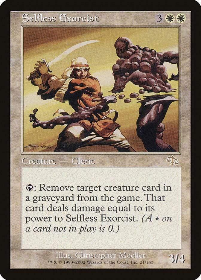 Magic: The Gathering MTG Single Selfless Exorcist [Judgment]
