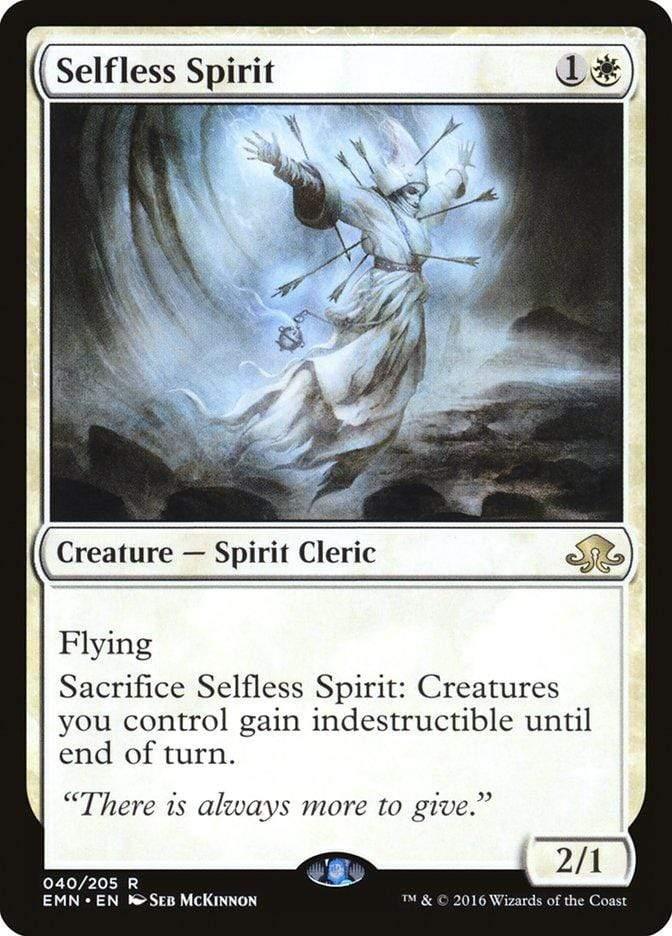Magic: The Gathering MTG Single Selfless Spirit [Eldritch Moon]