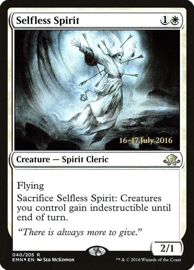 Magic: The Gathering MTG Single Selfless Spirit  [Eldritch Moon Prerelease Promos]