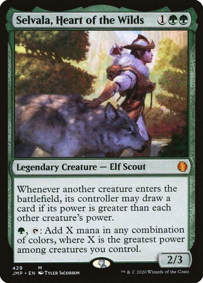Magic: The Gathering MTG Single Selvala, Heart of the Wilds [Jumpstart]