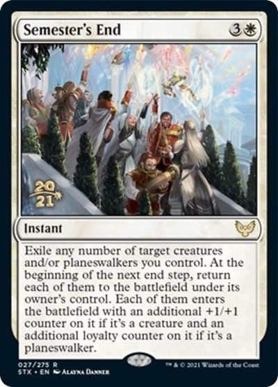 Magic: The Gathering MTG Single Semester's End [Strixhaven: School of Mages Prerelease Promos]