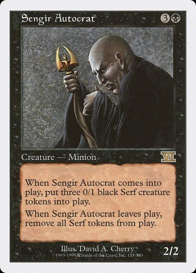 Magic: The Gathering MTG Single Sengir Autocrat [Classic Sixth Edition]