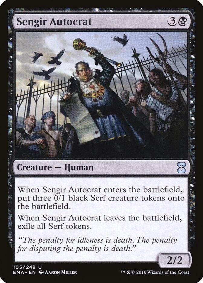 Magic: The Gathering MTG Single Sengir Autocrat [Eternal Masters]
