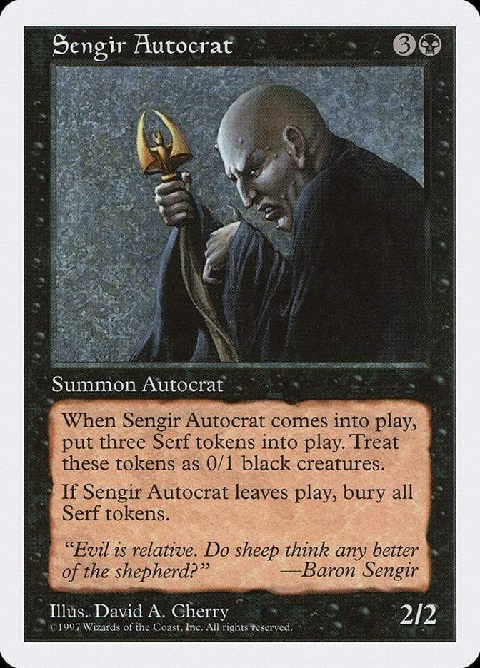 Magic: The Gathering MTG Single Sengir Autocrat [Fifth Edition]