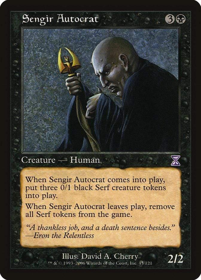 Magic: The Gathering MTG Single Sengir Autocrat [Time Spiral Timeshifted]