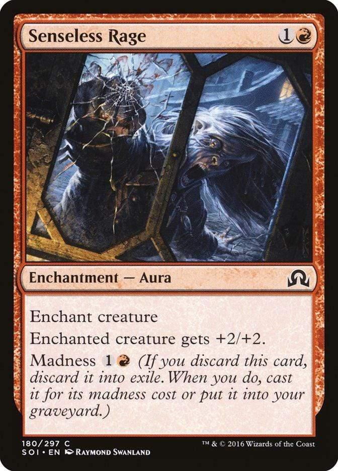 Magic: The Gathering MTG Single Senseless Rage [Shadows over Innistrad]
