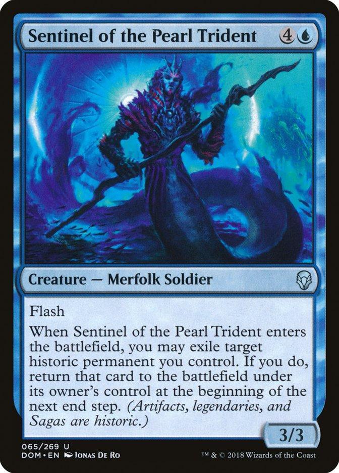Magic: The Gathering MTG Single Sentinel of the Pearl Trident [Dominaria]