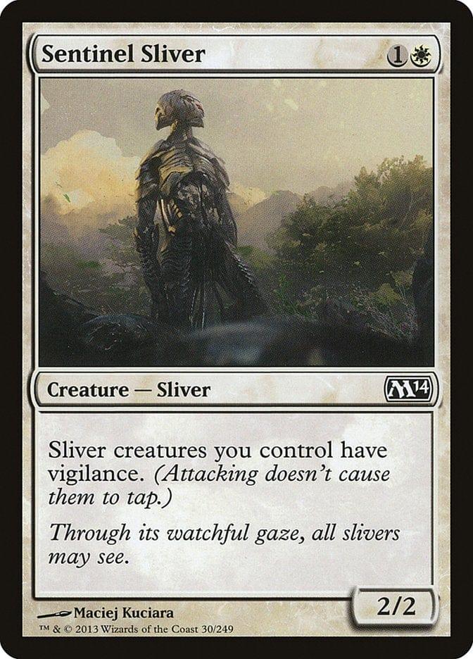 Magic: The Gathering MTG Single Sentinel Sliver [Magic 2014]