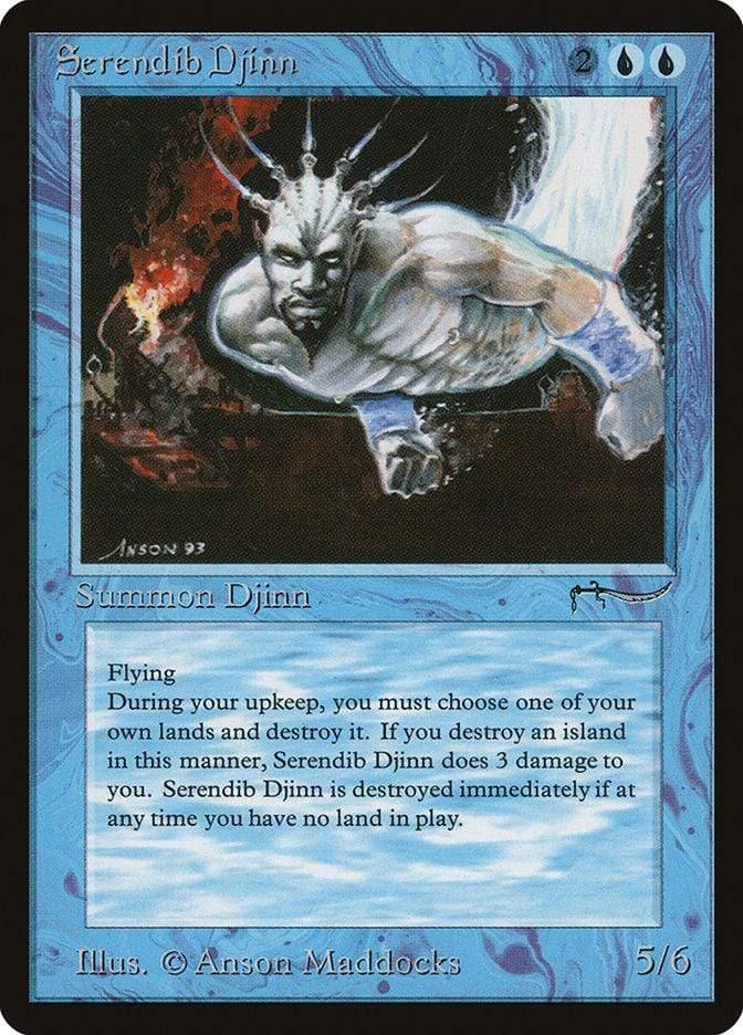 Magic: The Gathering MTG Single Serendib Djinn [Arabian Nights]
